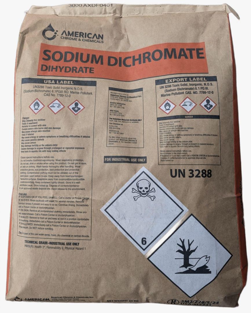 Sodium Dichromate Dihydrate (Sodyum Dikromat Dihidrat)
