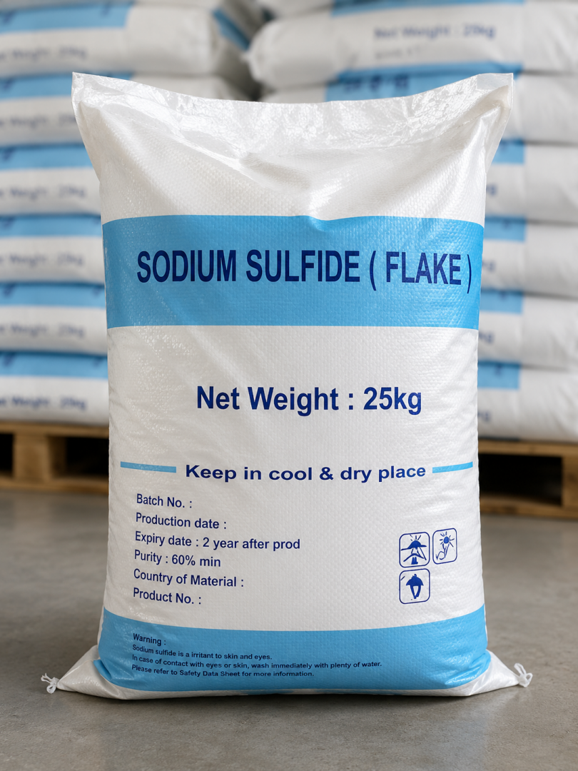 Sodyum Sülfür Flake (Sodium Sulfide Na₂S) – Endüstriyel