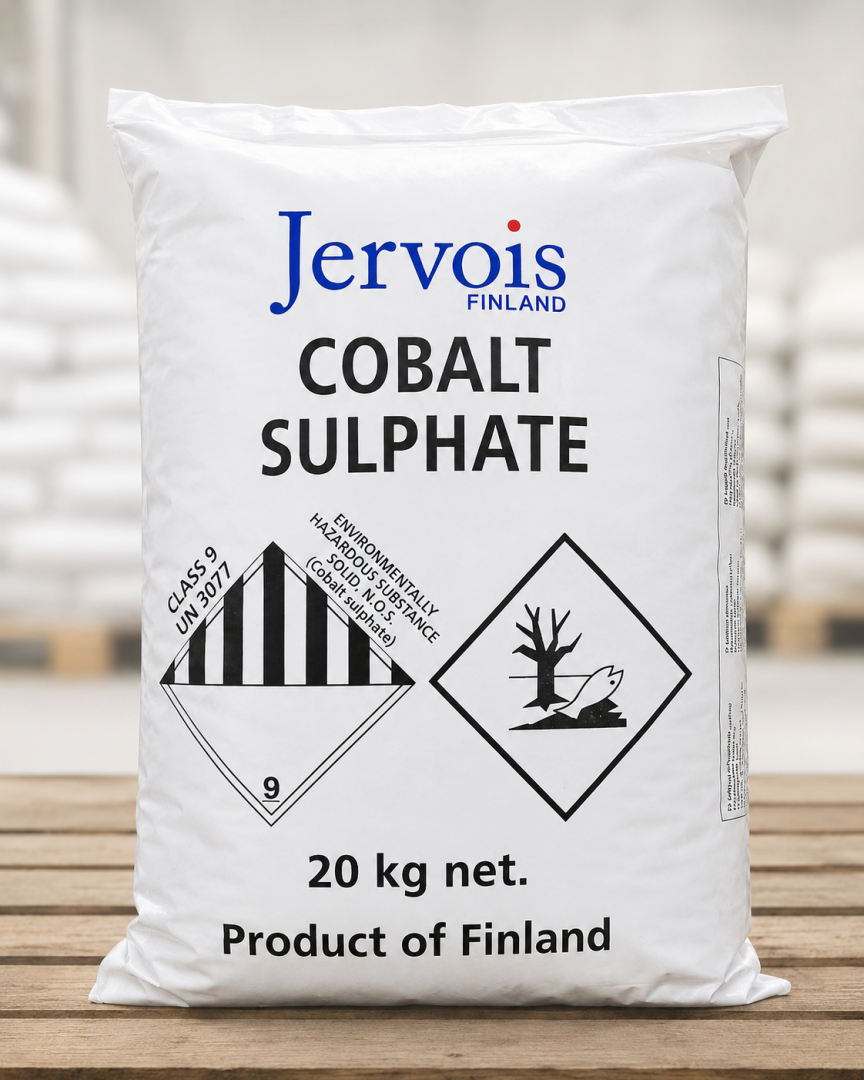 Jervois Kobalt Sülfat – Endüstriyel Kullanım Cobalt Sul