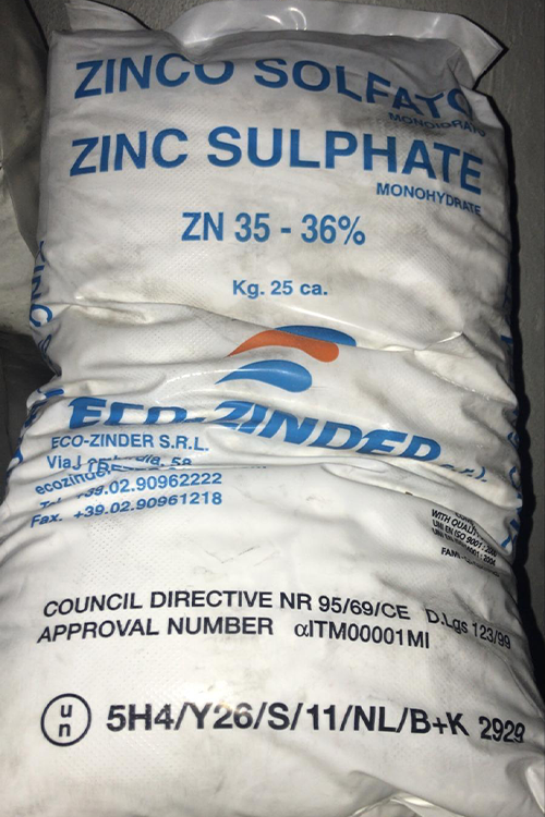 Çinko Sülfat Monohidrat (Zinc Sulphate Monohydrate) %35